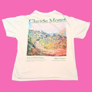 Claude Monet at Les Petit Dalles T-Shirt Size M